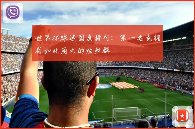 世界杯球迷国度排行：第一名竟拥有如此庞大的粉丝群