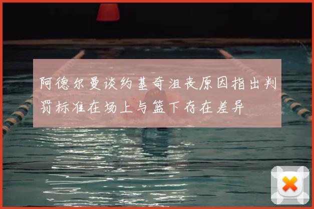 阿德尔曼谈约基奇沮丧原因指出判罚标准在场上与篮下存在差异