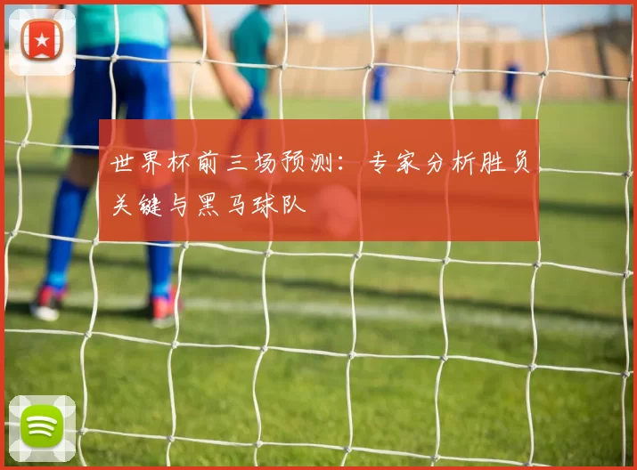 世界杯前三场预测：专家分析胜负关键与黑马球队