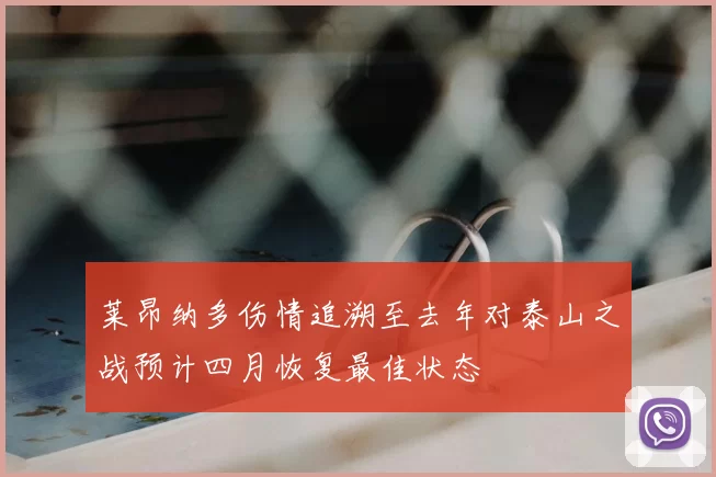 莱昂纳多伤情追溯至去年对泰山之战预计四月恢复最佳状态